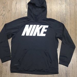 Mens XL Nike Hoodie Therma fit like new black